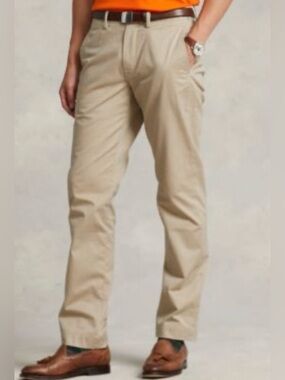 Men's Ralph Lauren Stretch Straight-Fit Stretch Chino Pants